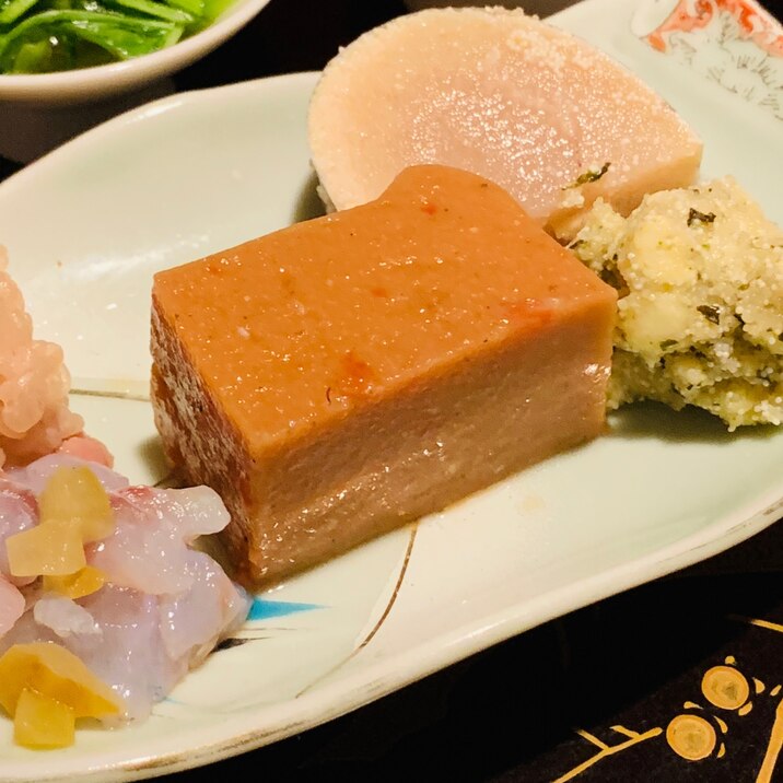 色々魚のあらで、ブイヤベース風寒